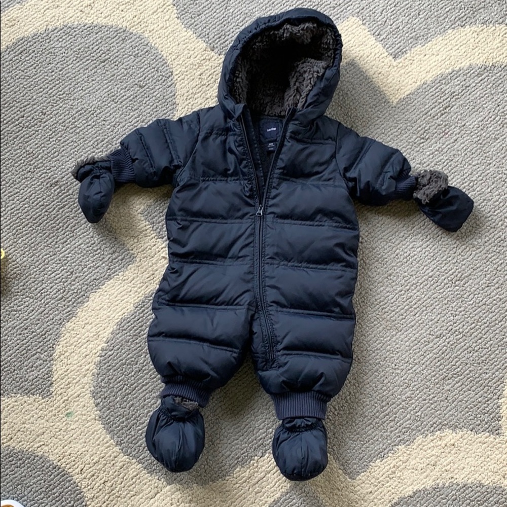 Baby Gap Down Snowsuit with Mittens and Booties